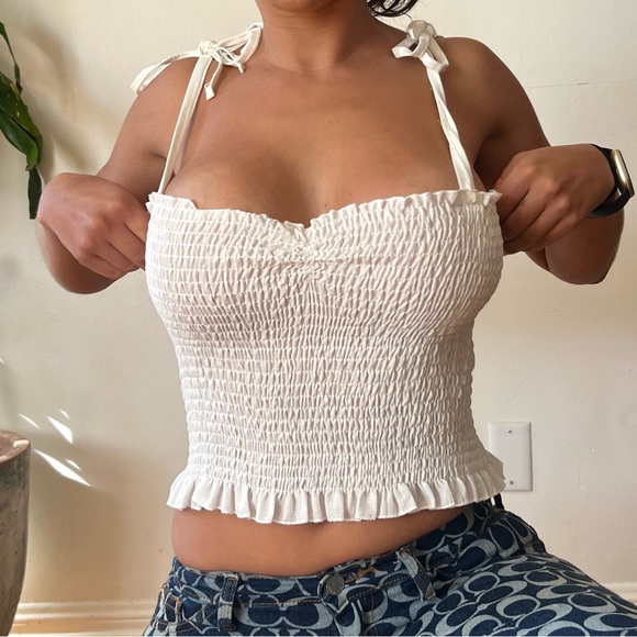 Storets summer stretchy tie strap top - Picture 3 of 7